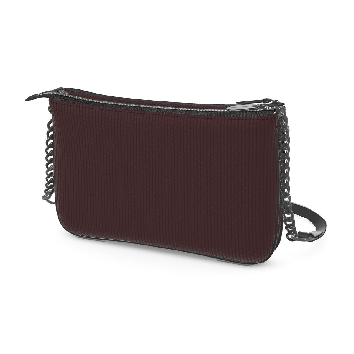 Garnet Noir Pochette Double Zip Bag