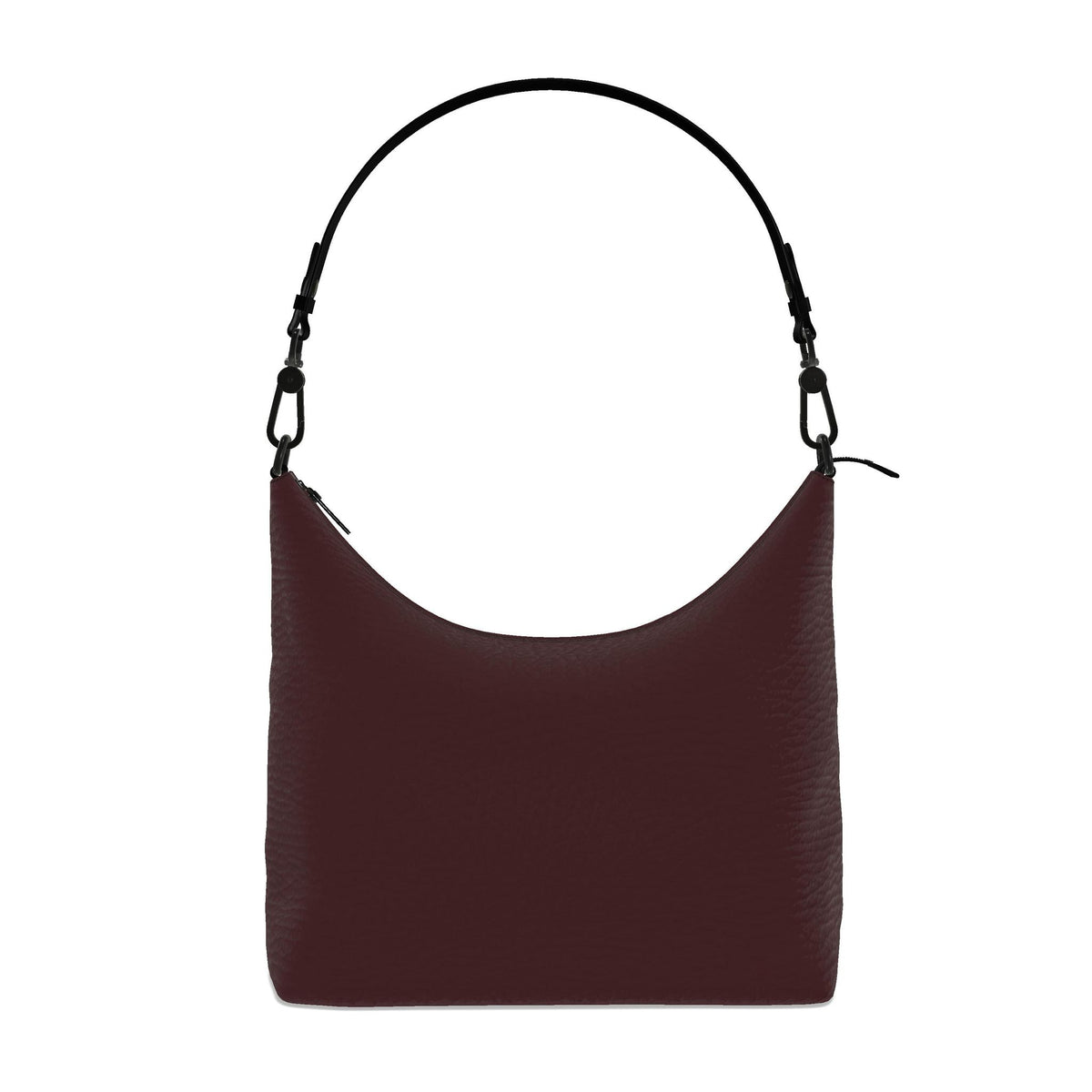 Garnet Noir Square Hobo Bag