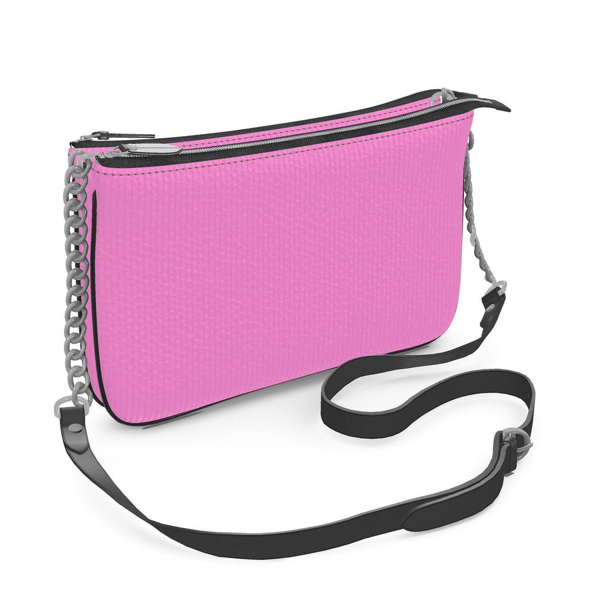 Rose Privée Pochette Double Zip Bag