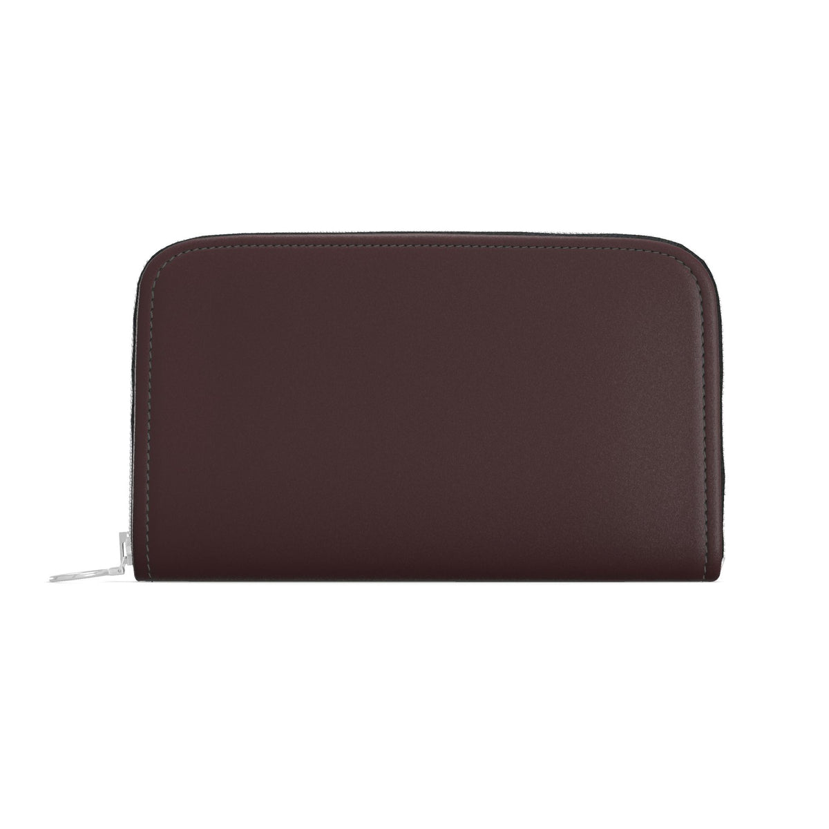 Garnet Noir Leather Zip Wallet