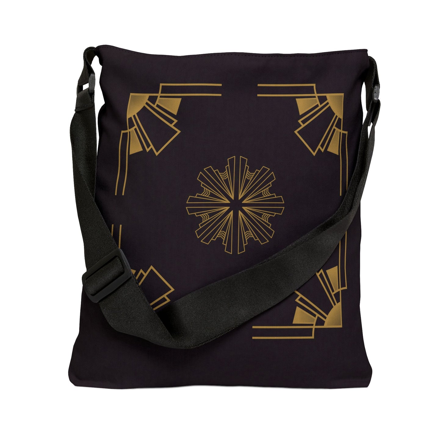 Midnight Luxe (Ebony) Adjustable Tote Bag (AOP)