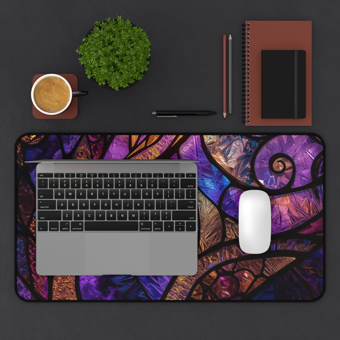 Moonlit Violet Desk Mat