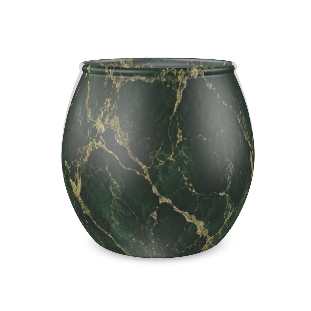 Verdant Dynasty Glass Tealight Candle Holder