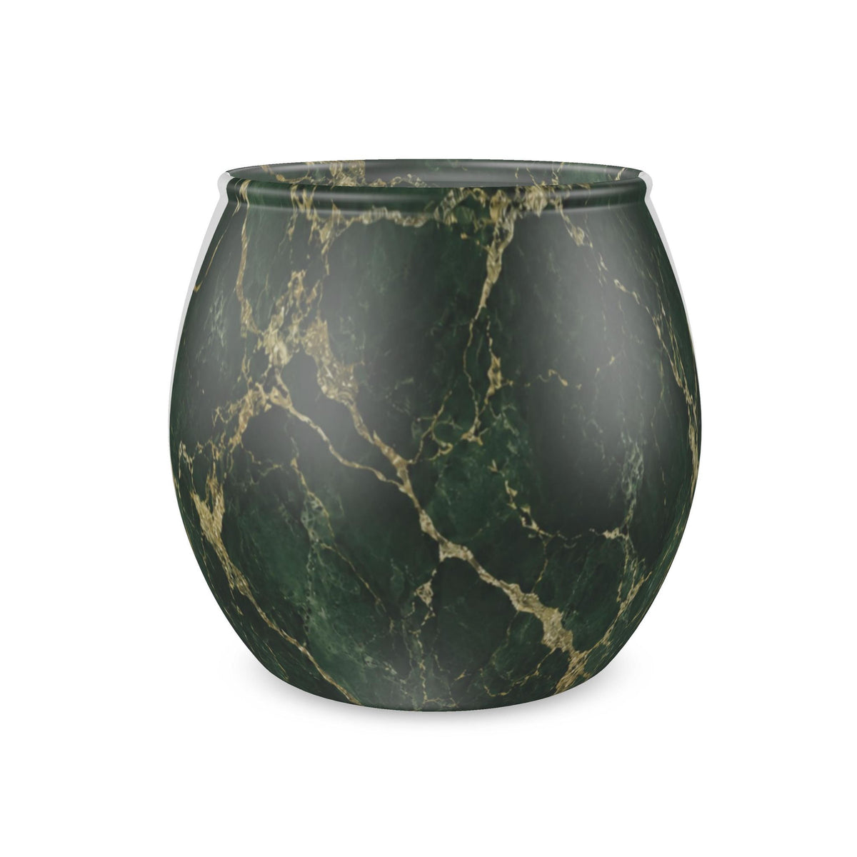 Verdant Dynasty Glass Tealight Candle Holder
