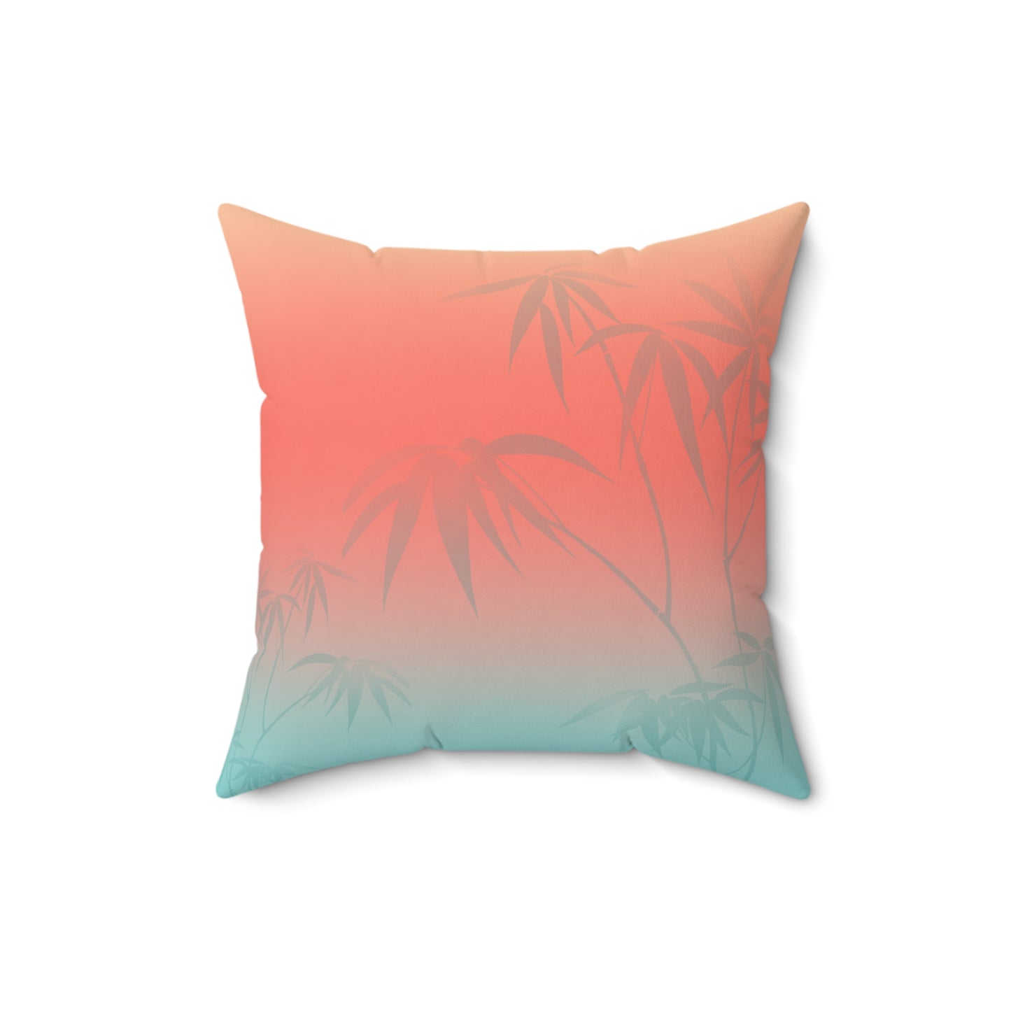 TropiCalm Bamboo Sunset Decorative Pillow