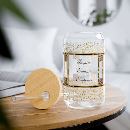 Inspire & Educate Sipper Glass, 16oz