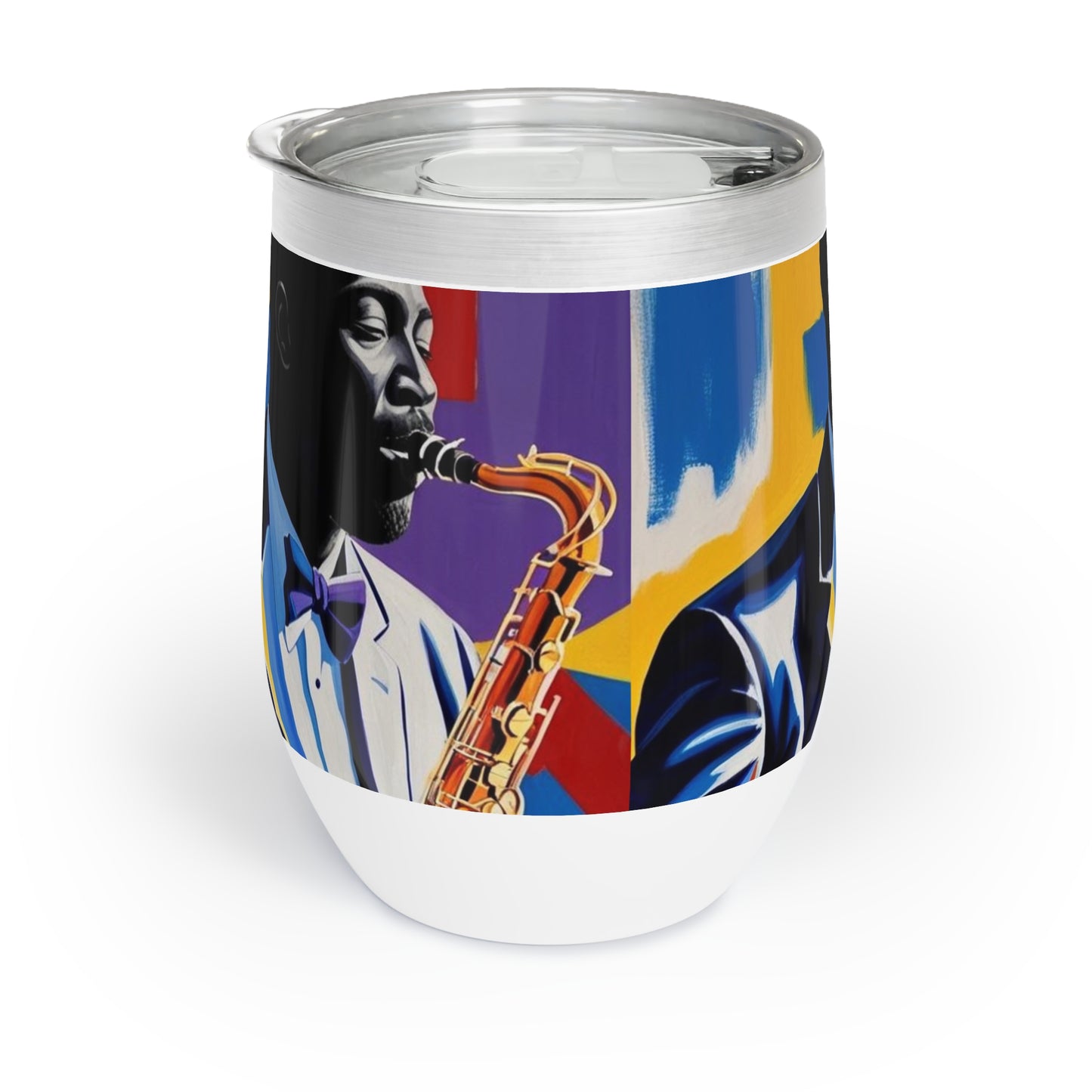 All That Sax Chill Wine Tumbler