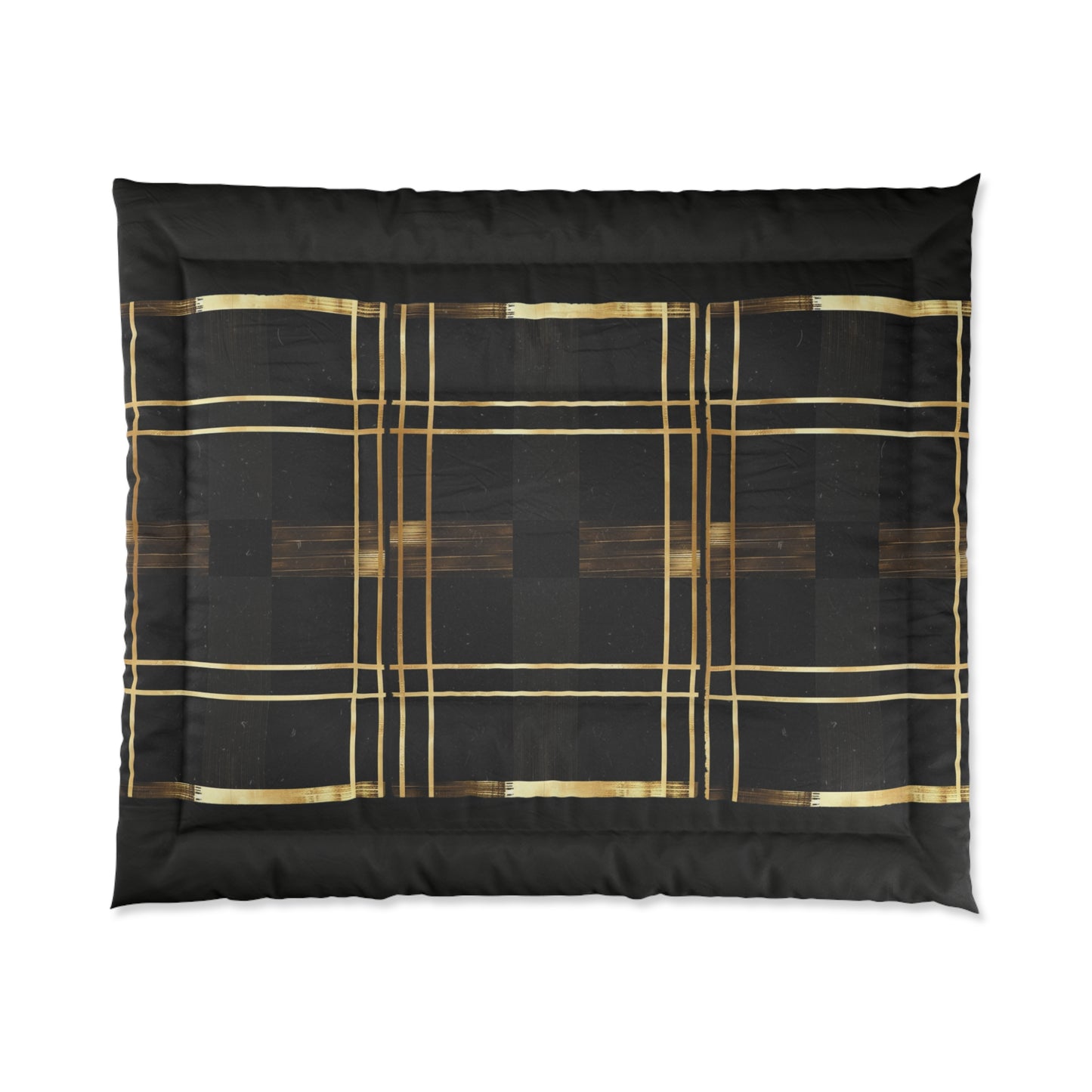 Noir and Gold Glam Comforter