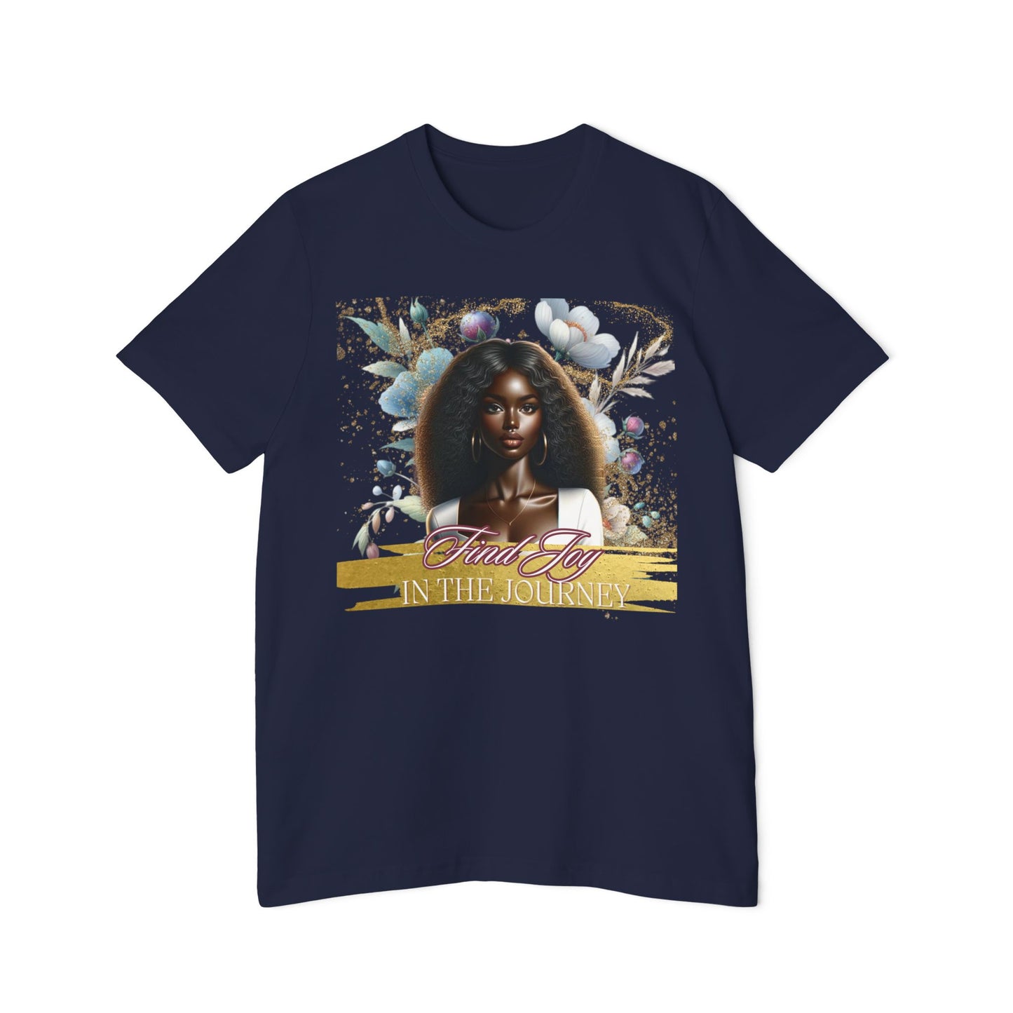 Portrait Graphic T-Shirt 'Find Joy in the Journey' Tee