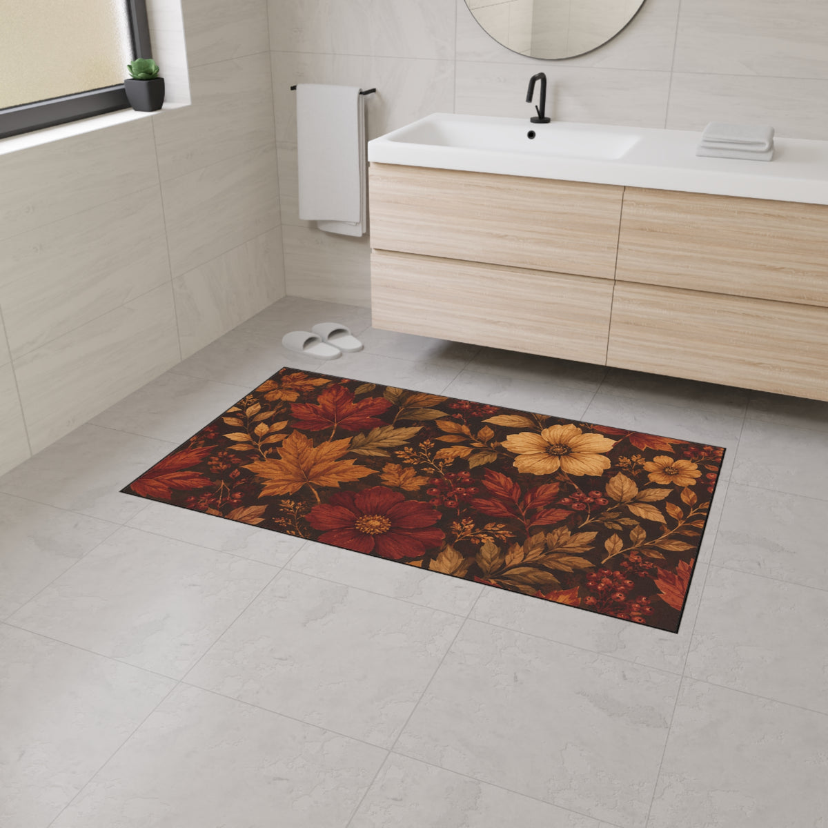 Rustic Fall Heavy Duty Floor Mat