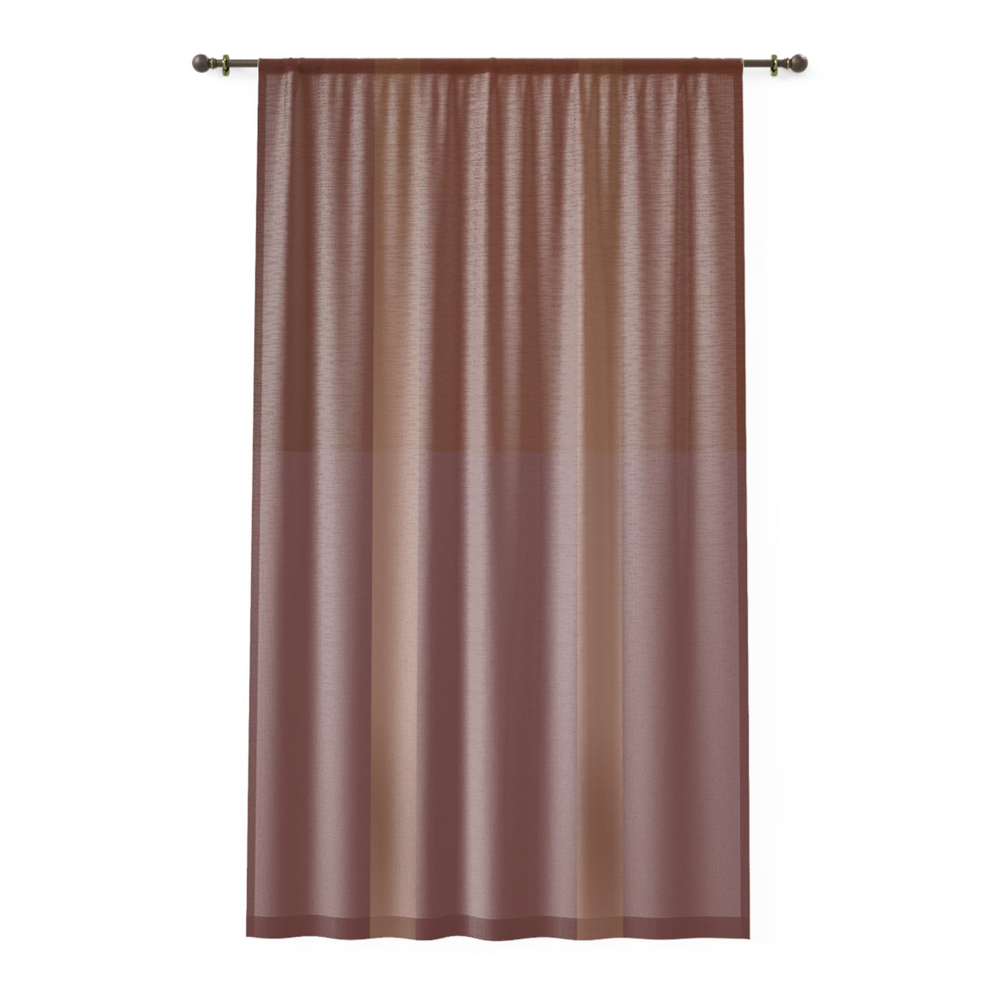 Down to Earth Tone Sheer Curtain Window Curtain