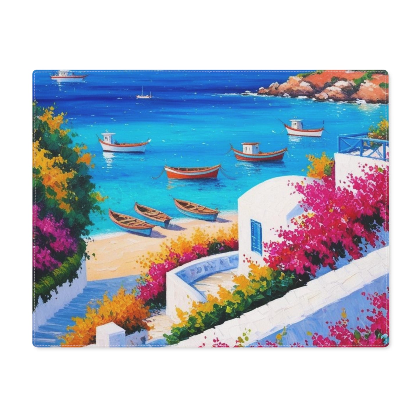 Grecian Seaside Placemat, 1pc