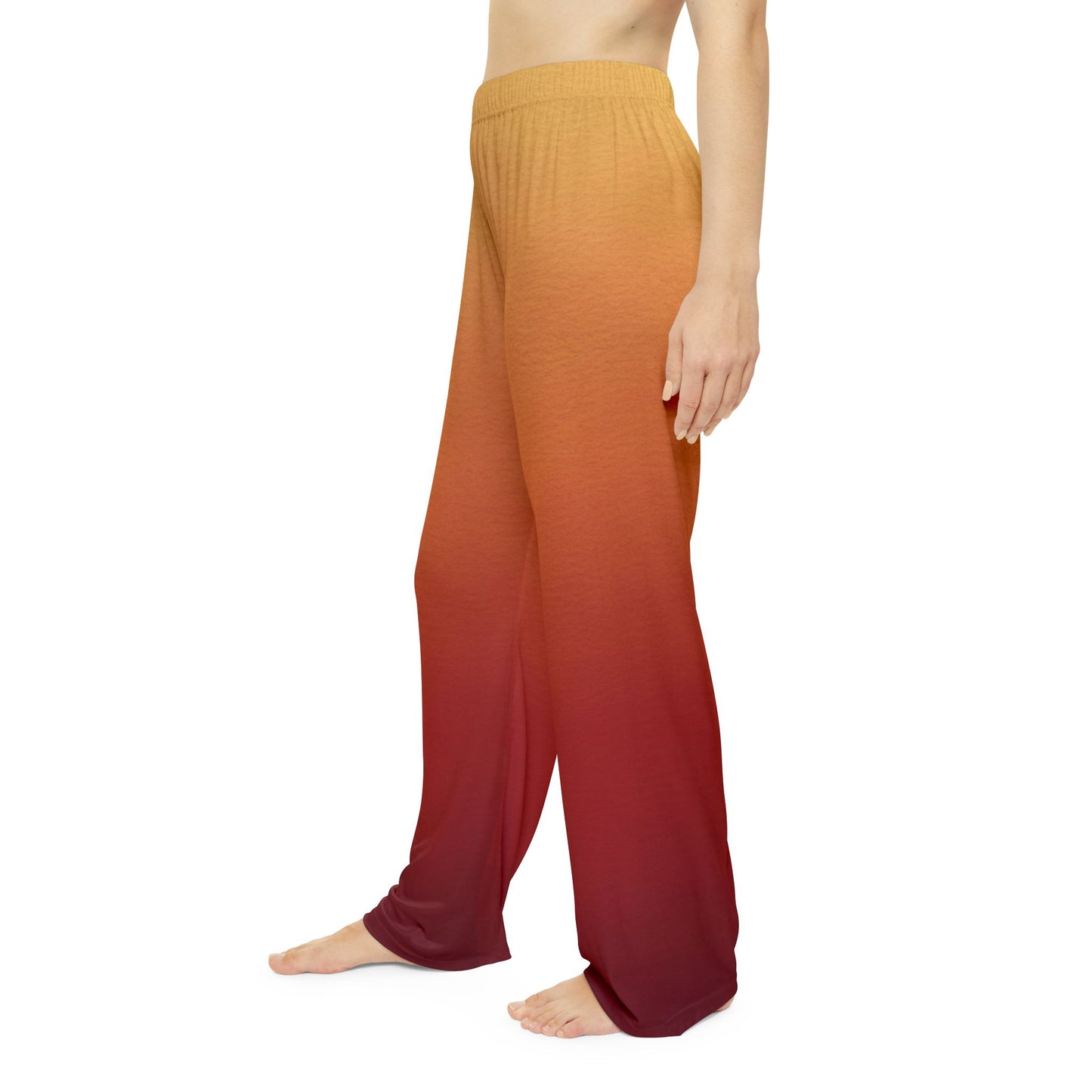 Golden Merlot Women's Pajama Pants (AOP)