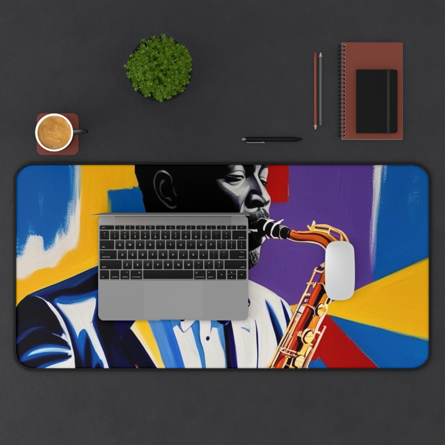 All That Sax Desk Mat