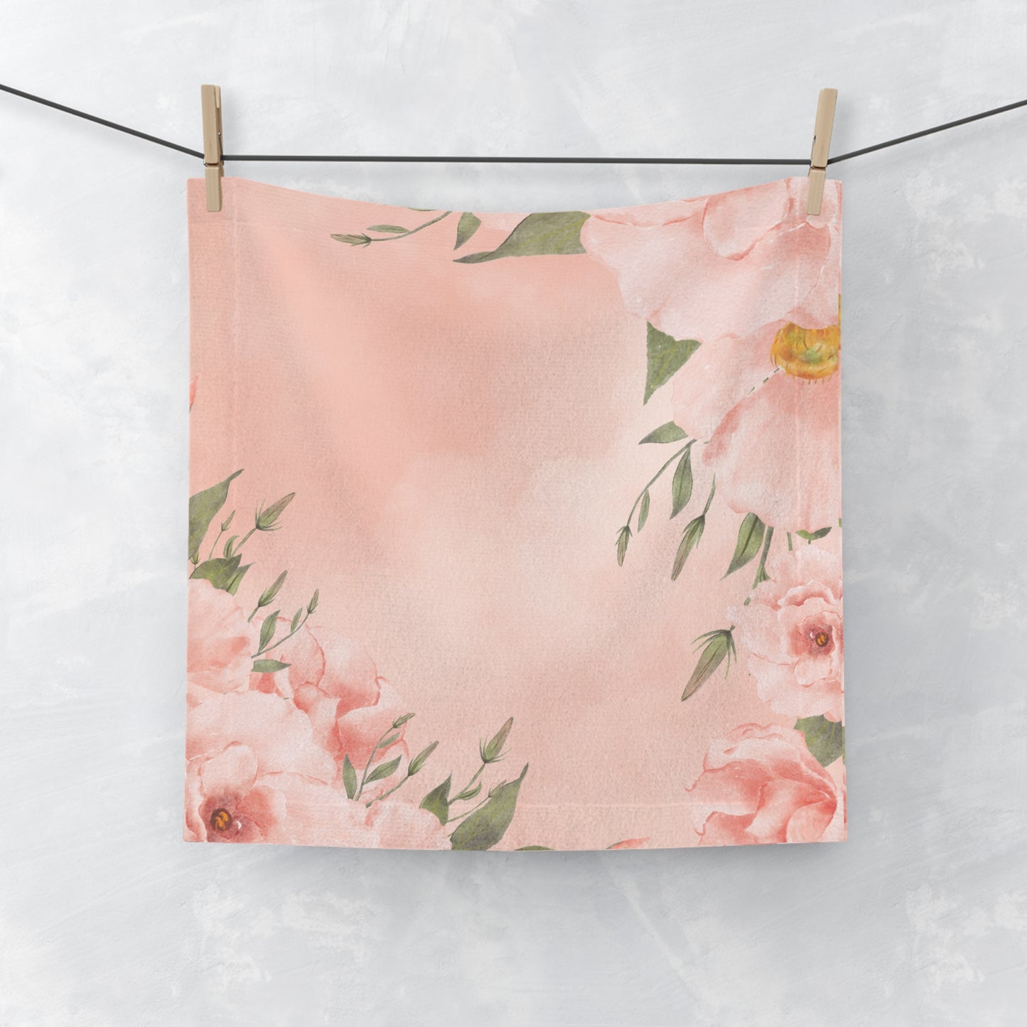 Peachy Keen Face Towel