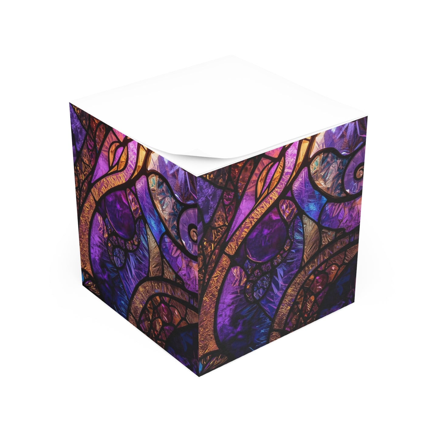 Moonlit Violet Note Cube