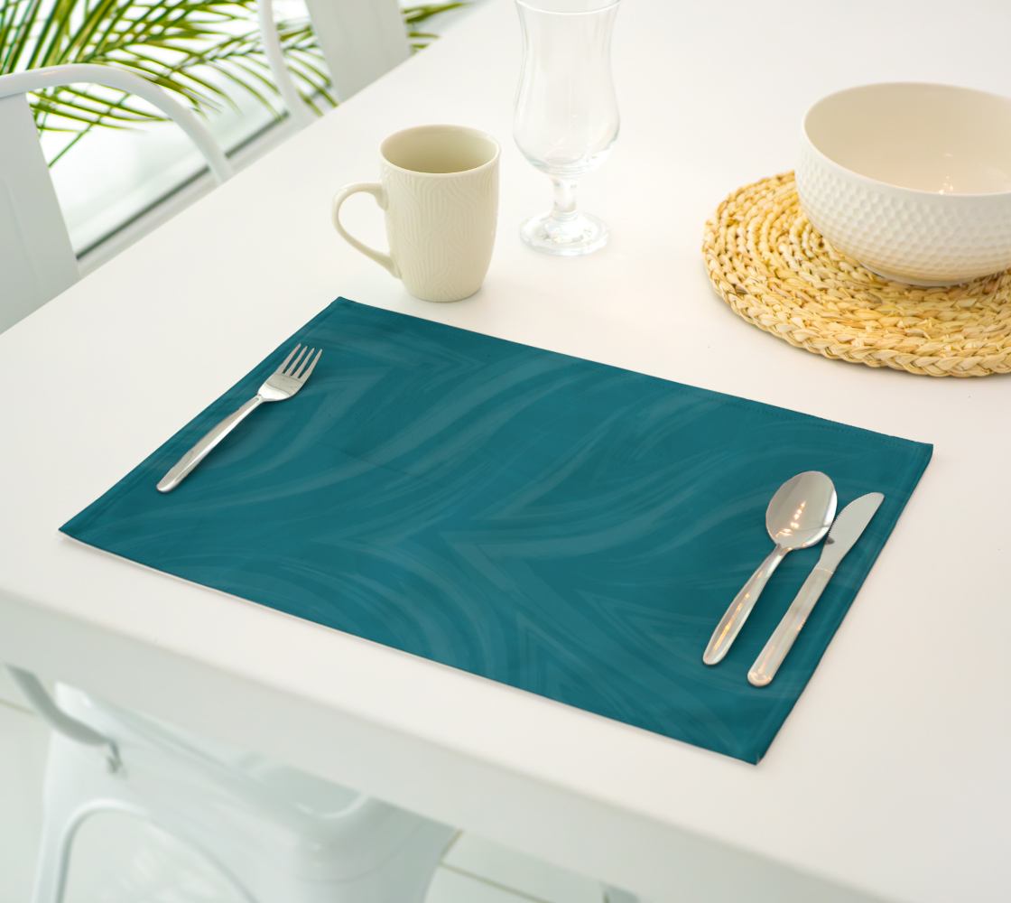 Teal Wave Placemats