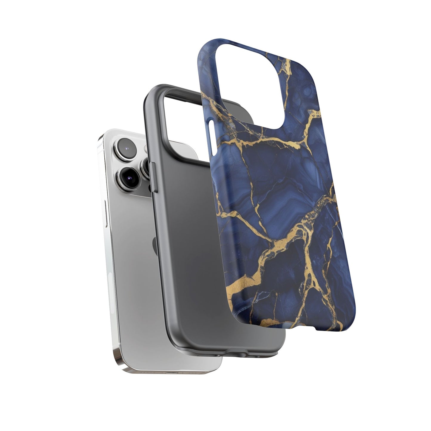 Indigo Marble Tough Cases