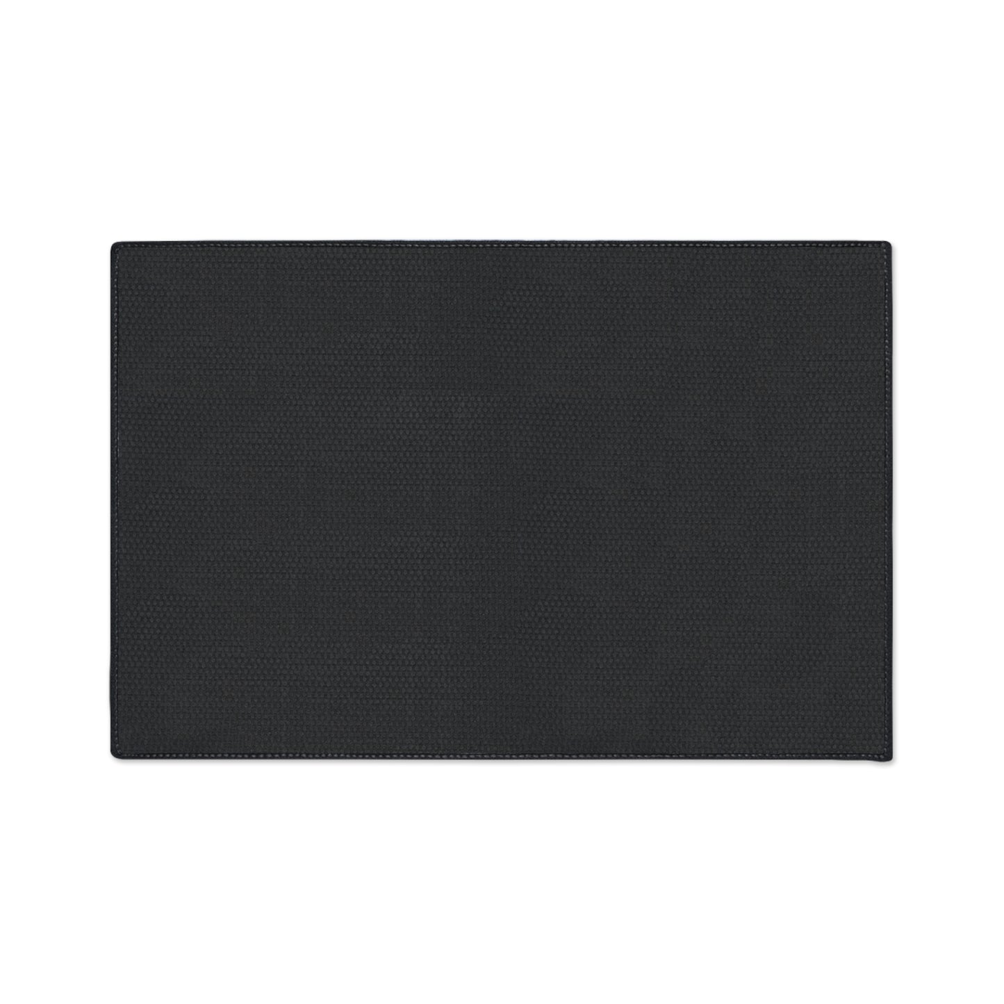 Dark Blue Lotus Pond Heavy-Duty Floor Mat — Durable Entryway Rug