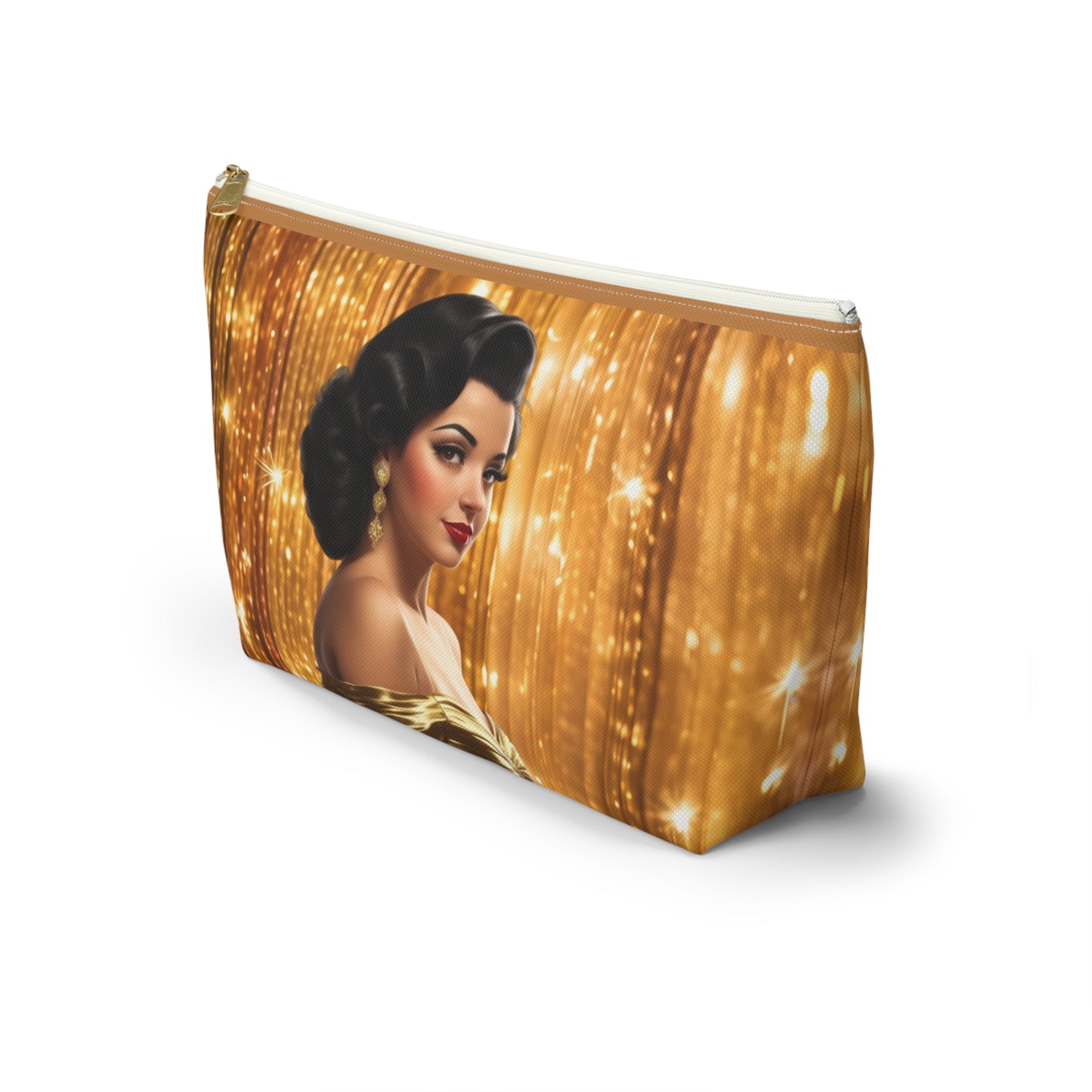 Retro Glam Girl "Ana Maria" Accessory Pouch w T-bottom