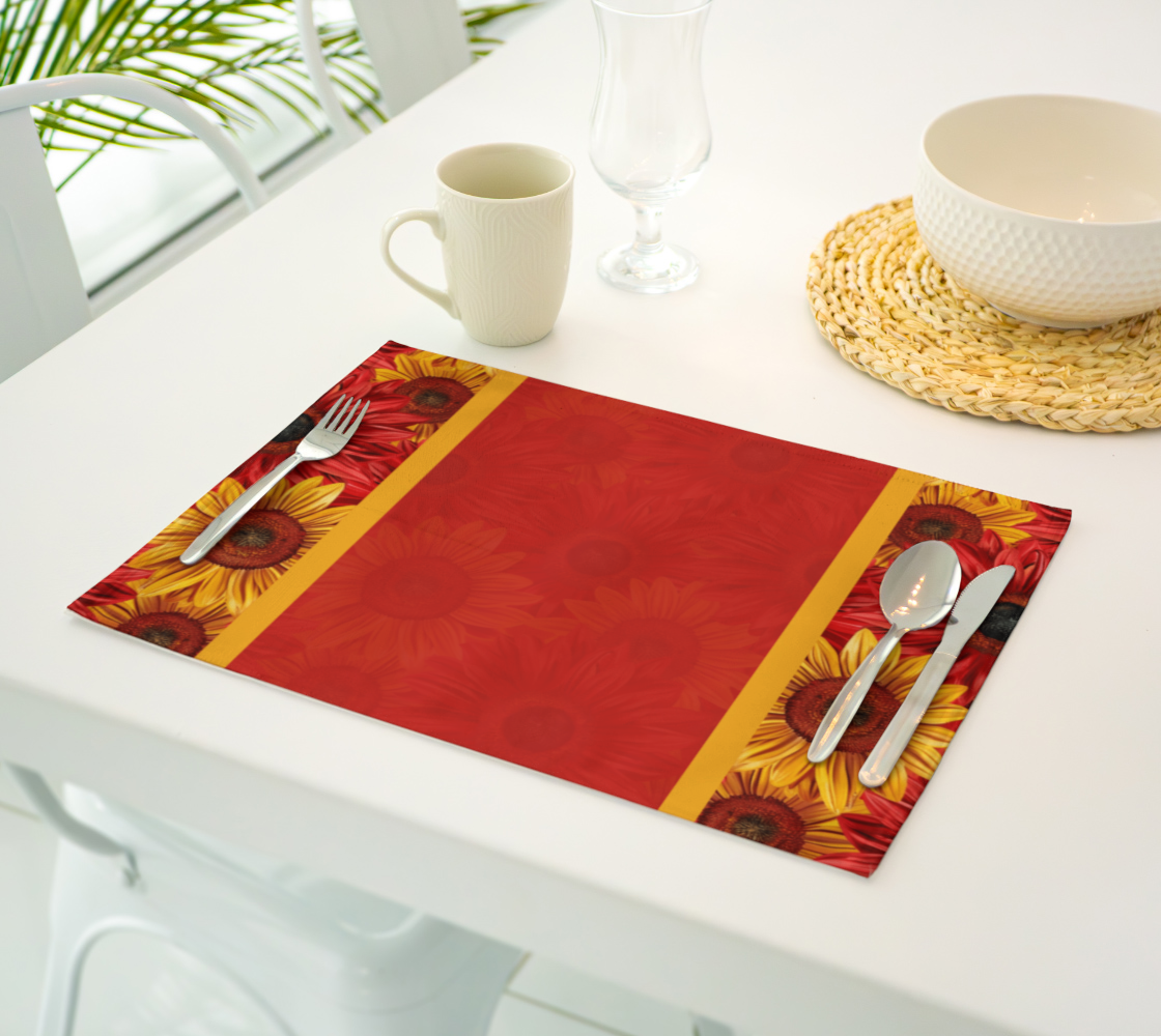 Crimson Gold Placemats