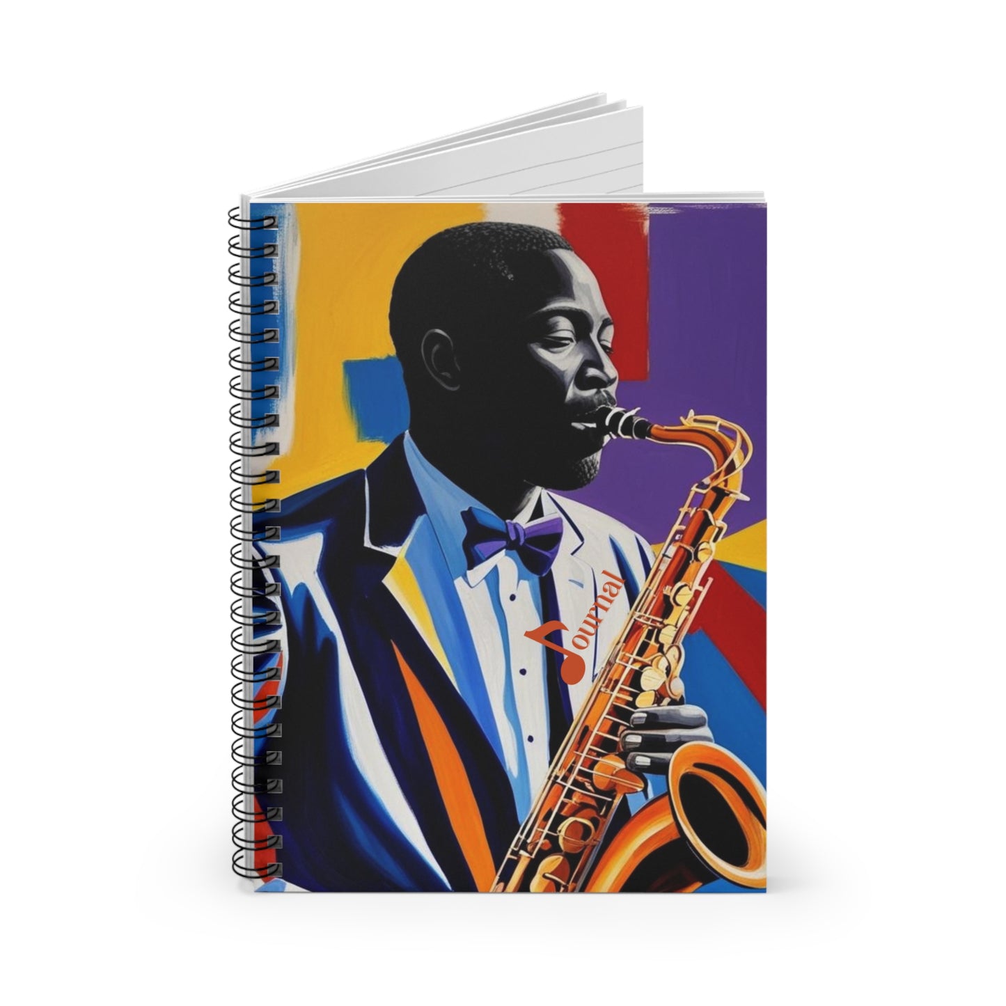 All That Sax Spiral Notebook - Ruled Line
