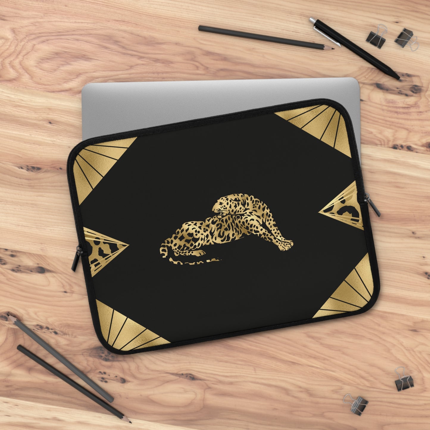 Leopard Ambition Laptop Sleeve