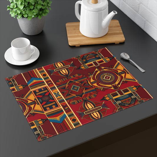 African Canvas 1 Placemat, 1pc