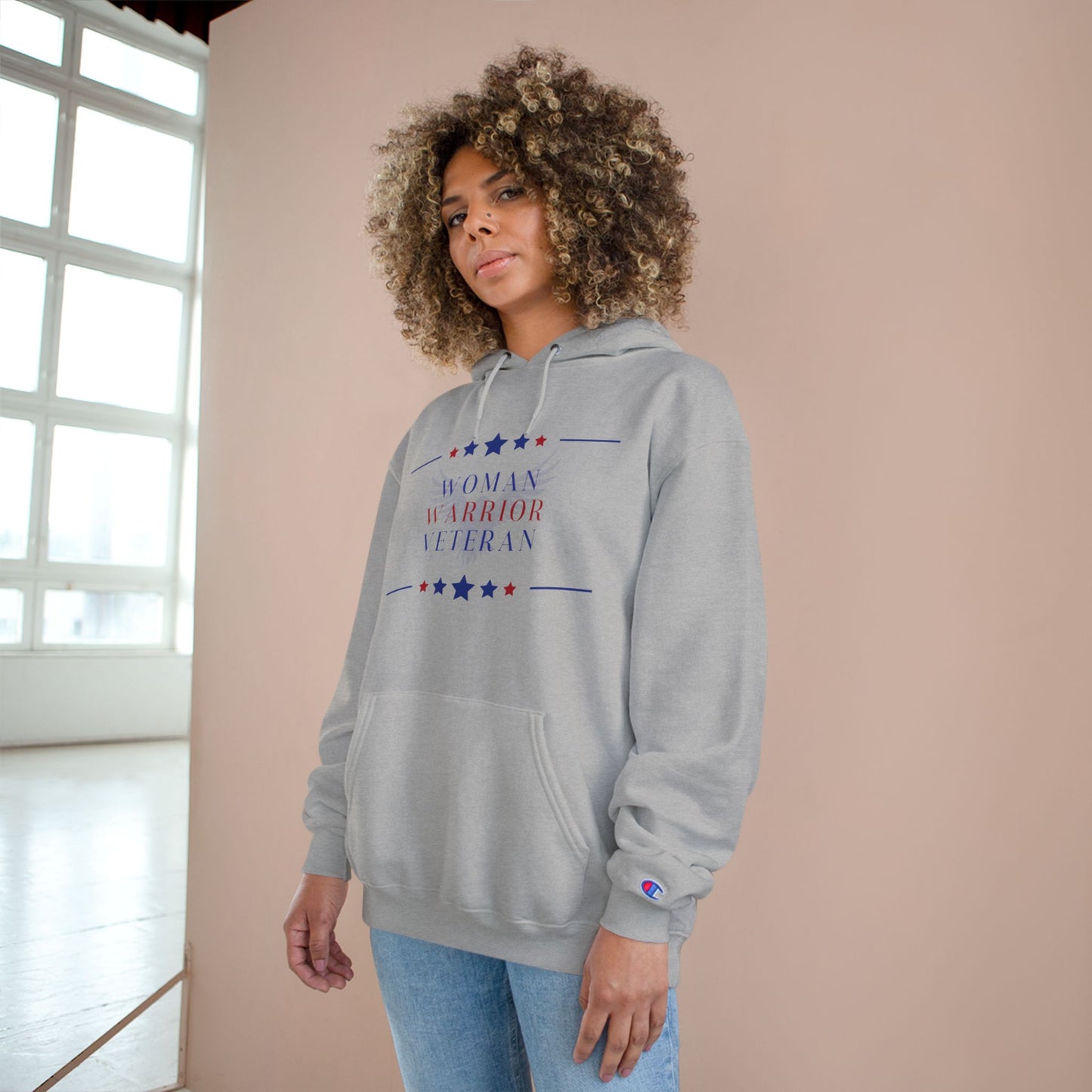 Woman, Warrior, Veteran Champion Hoodie