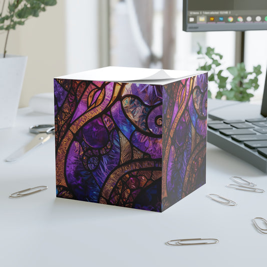 Moonlit Violet Note Cube