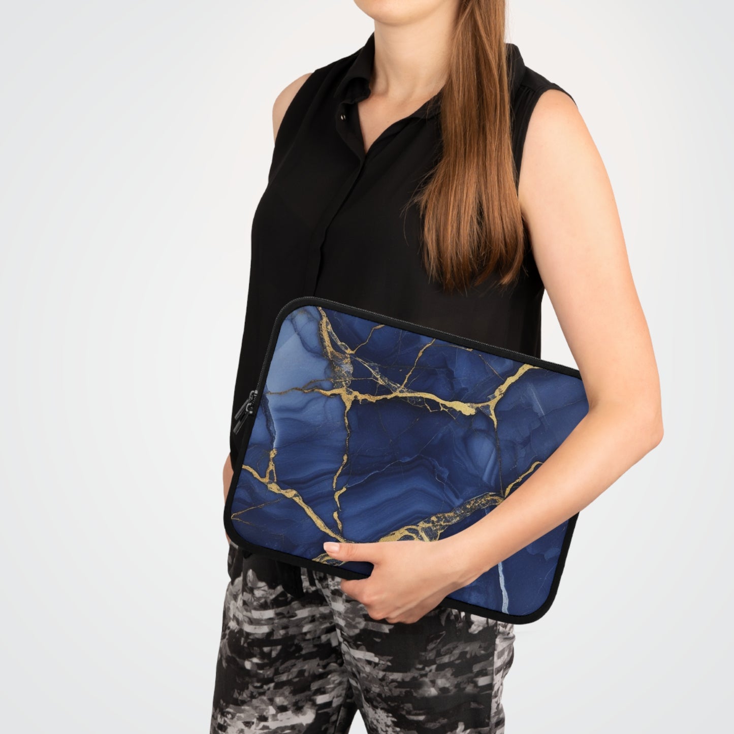 Indigo Marble Laptop Sleeve