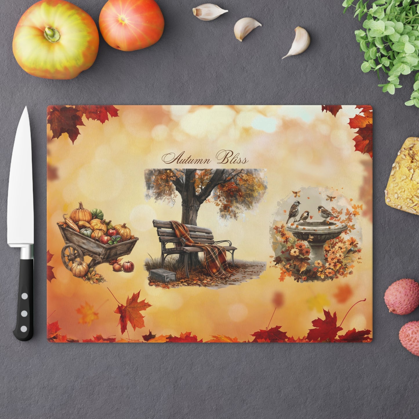 Autumn Bliss Cutting Board