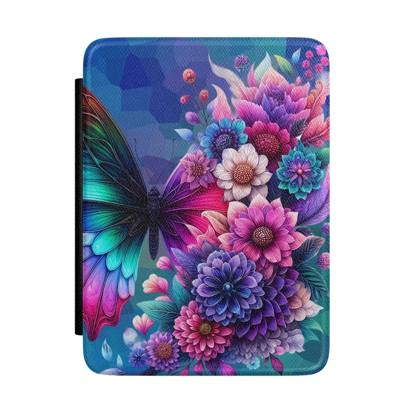 Butterfly Bloom Kindle Case – Colorful Hardcover E-Reader Sleeve
