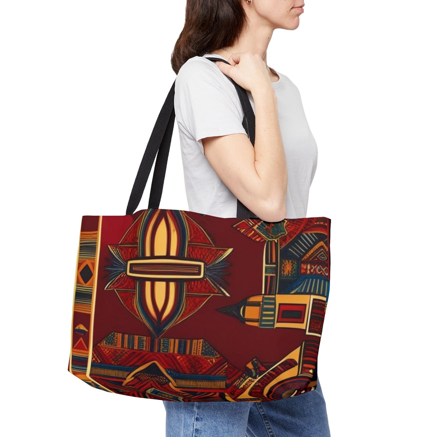 African Canvas 1 Weekender Tote Bag