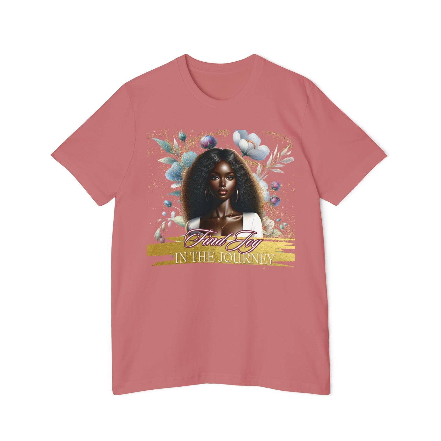 Portrait Graphic T-Shirt 'Find Joy in the Journey' Tee