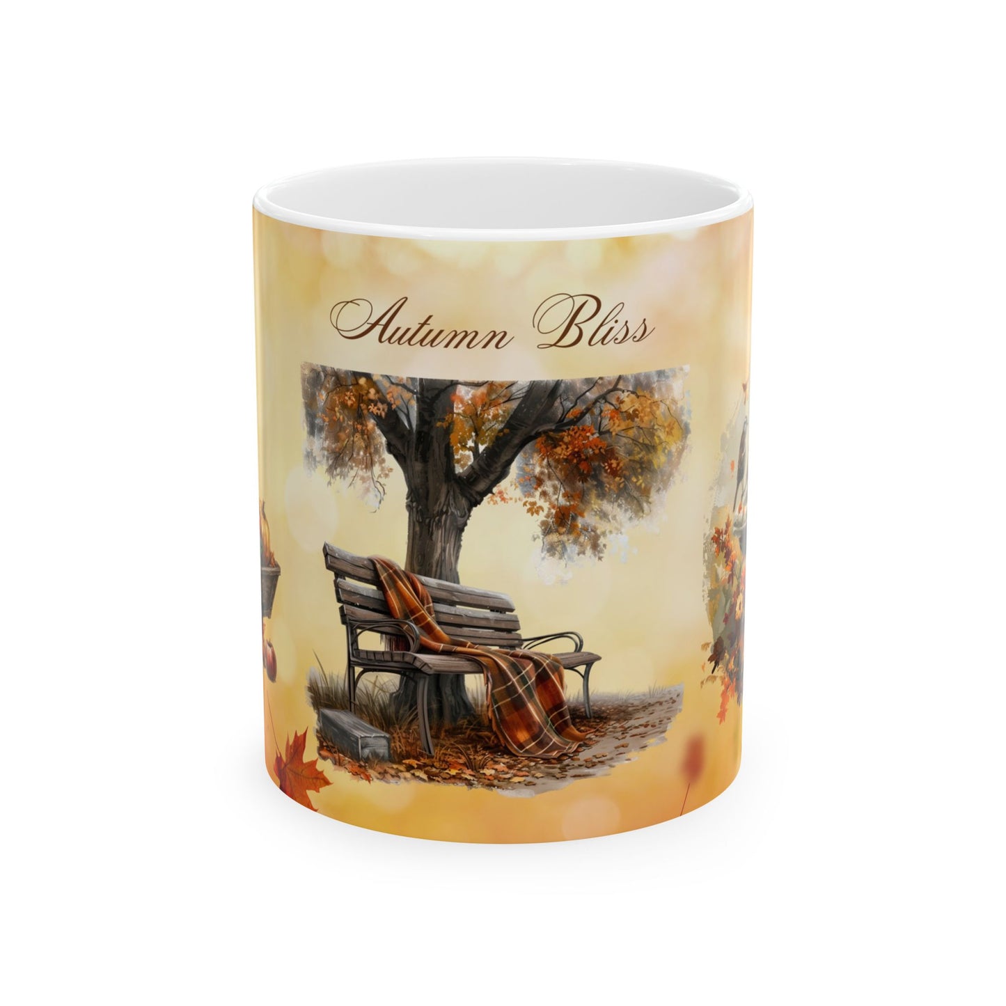 Autumn Bliss Ceramic Mug, (11oz, 15oz)