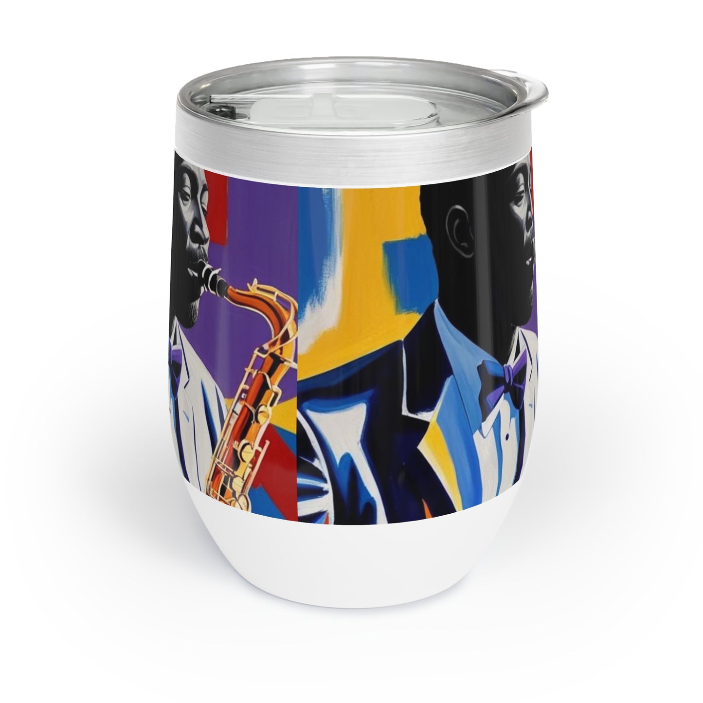 All That Sax Chill Wine Tumbler