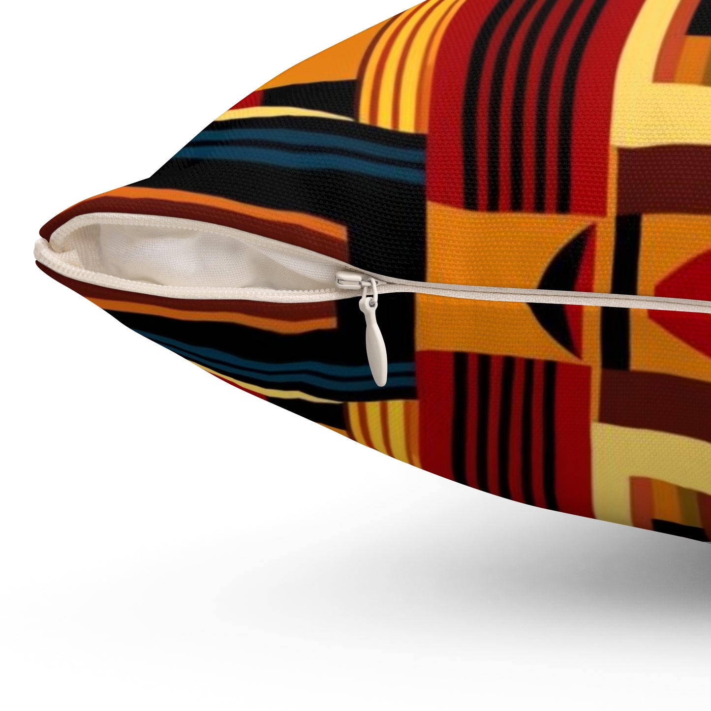 African Canvas 2 Spun Polyester Square Pillow