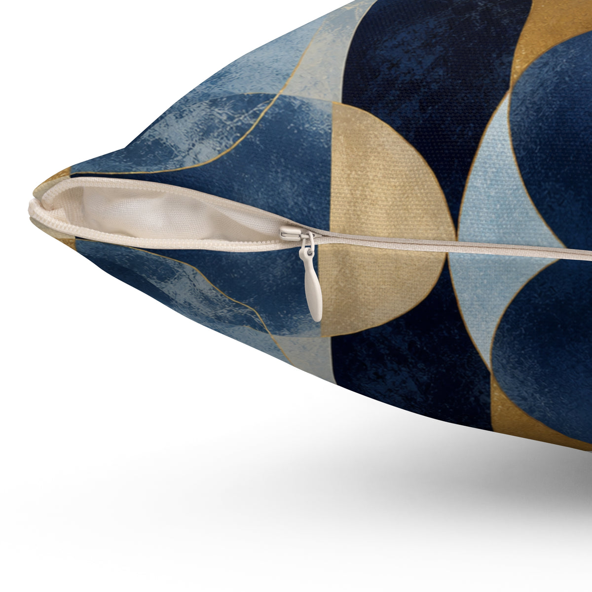 Azure Opulence Throw Pillow