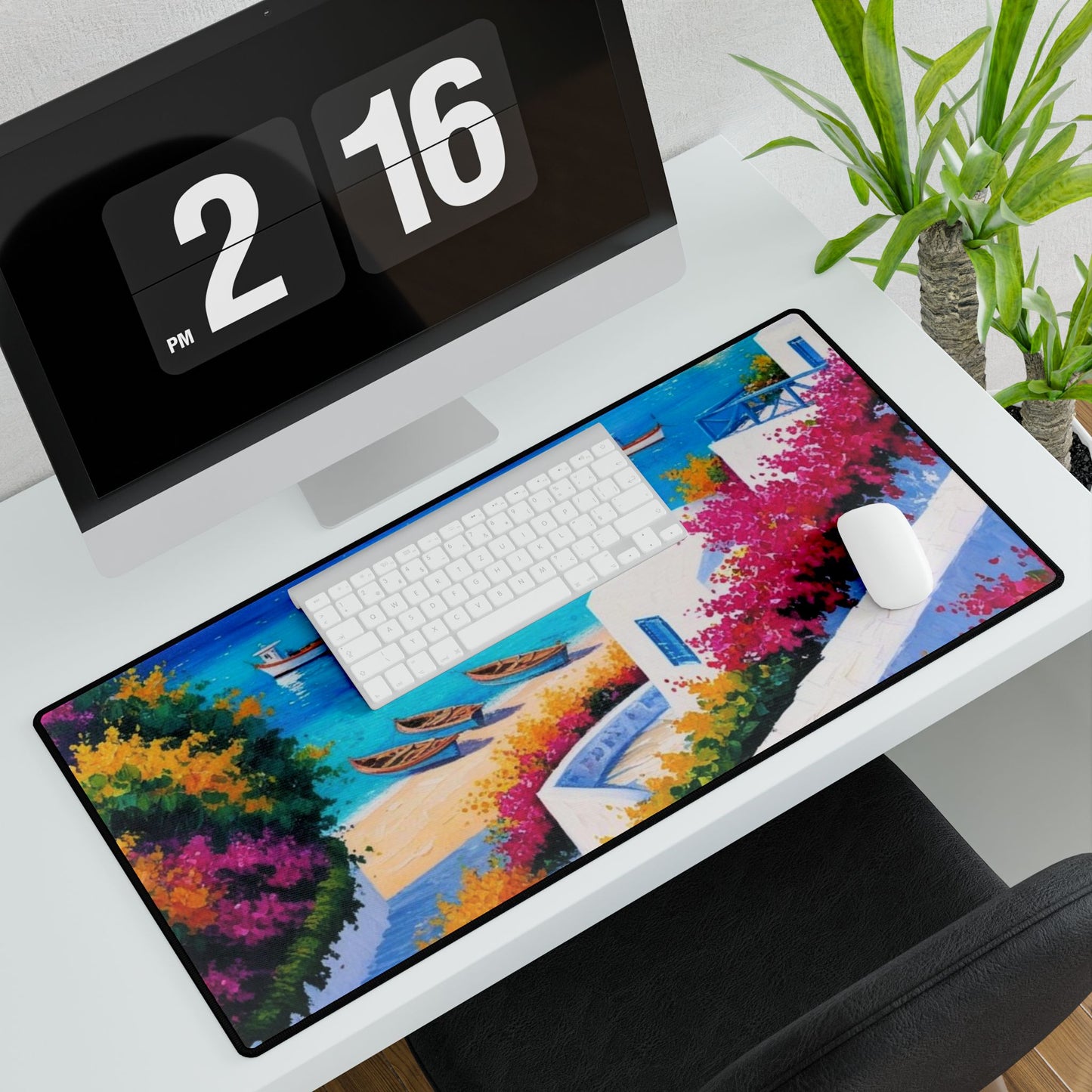 Grecian Seaside Desk Mats