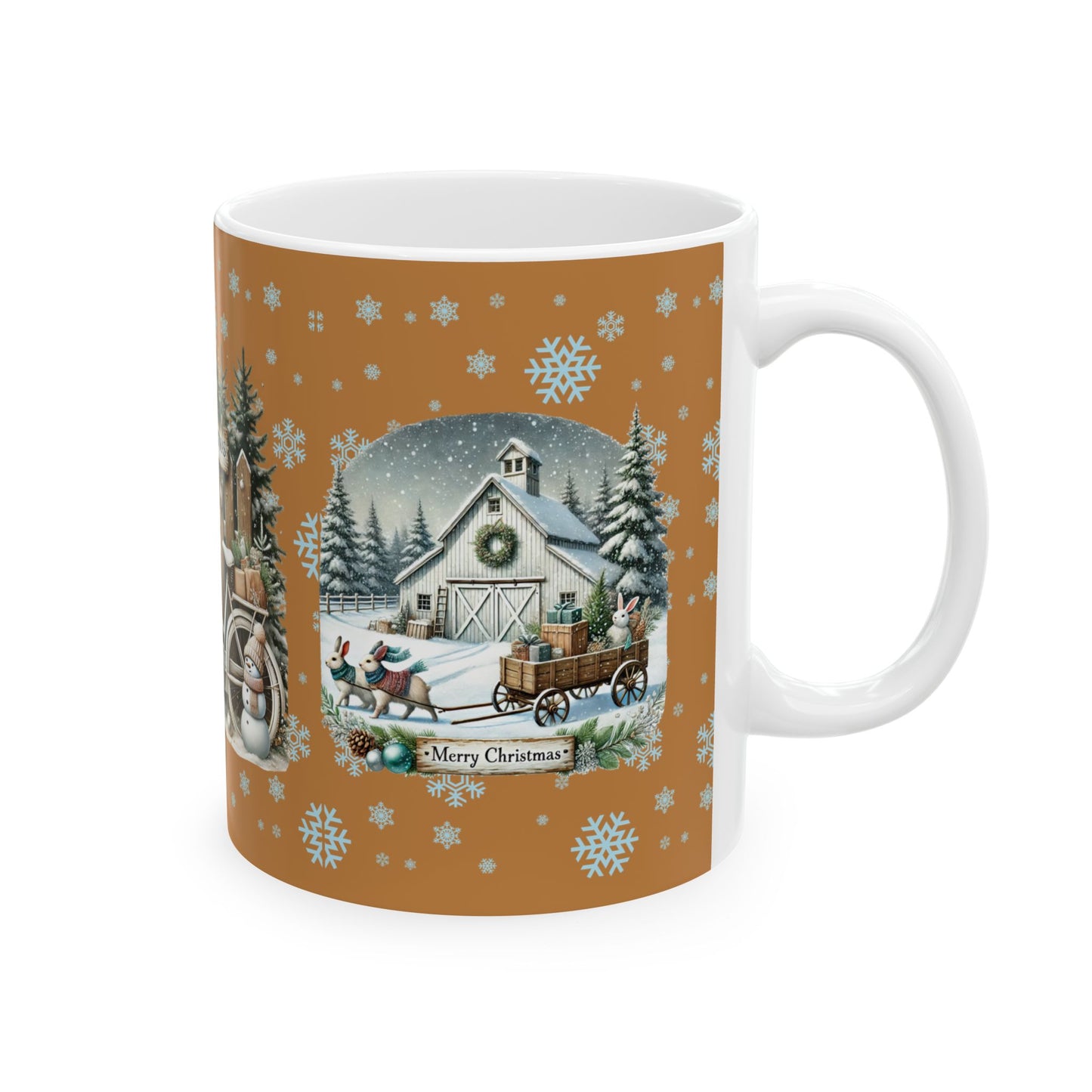 Merry Christmas 2 Ceramic Mug, (11oz, 15oz)