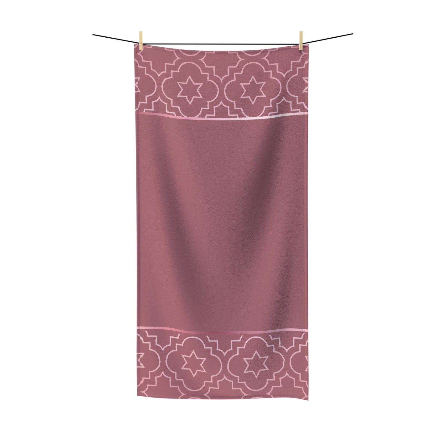 Blush of Rose Polycotton Towel