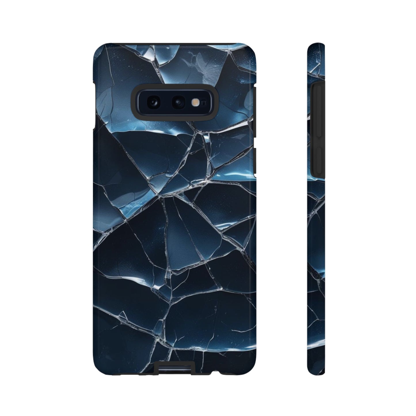 Crack'd (Dark Blue) Tough Cases