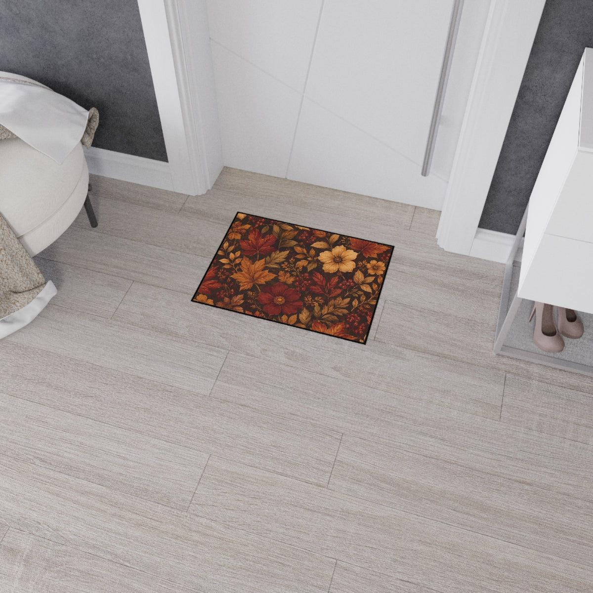 Rustic Fall Heavy Duty Floor Mat