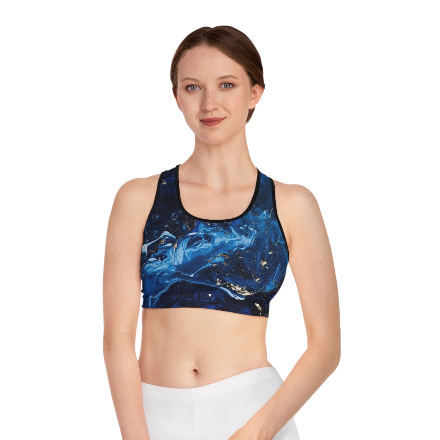 Indigo Motion Sports Bra (AOP)