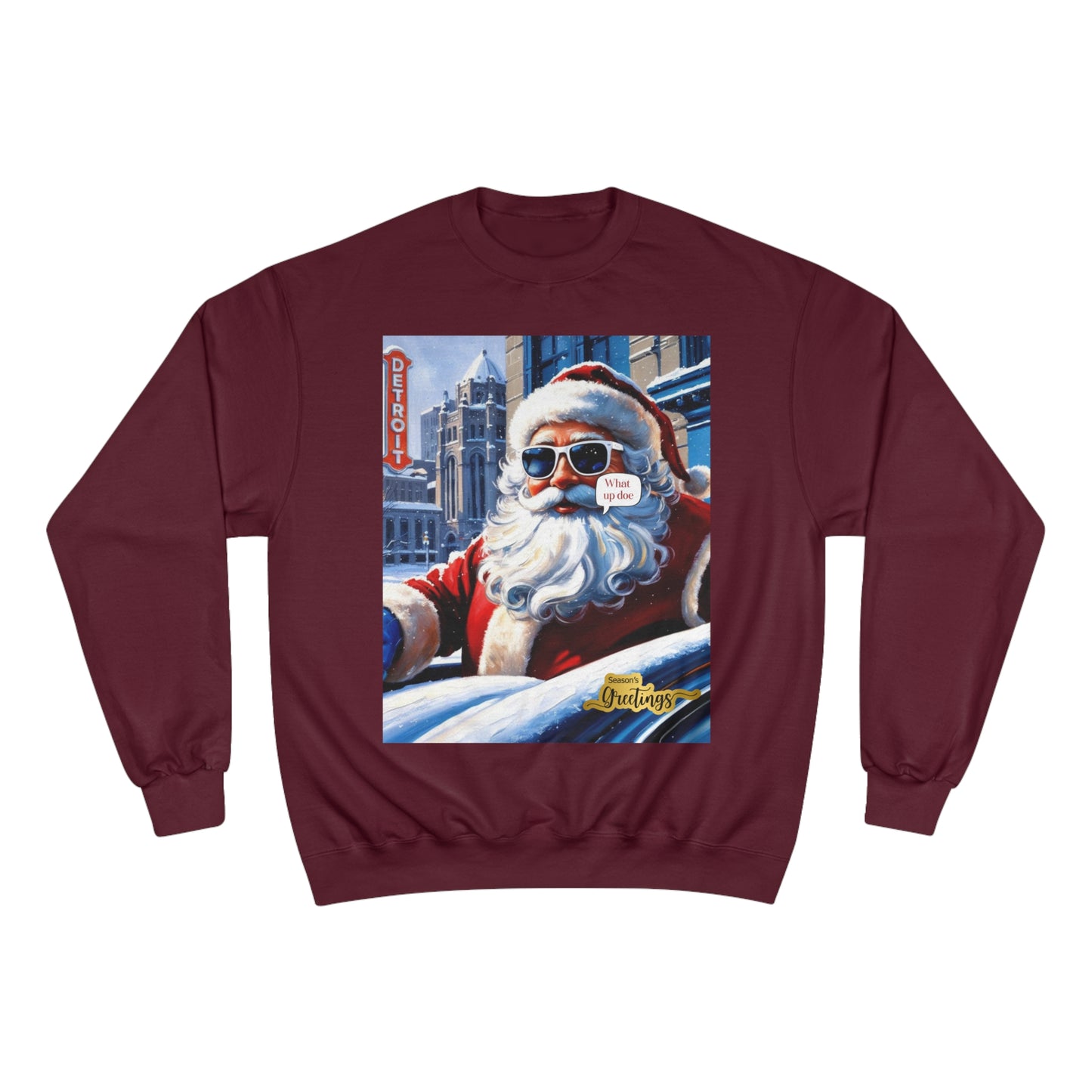 Motor City Santa Champion Sweatshirt