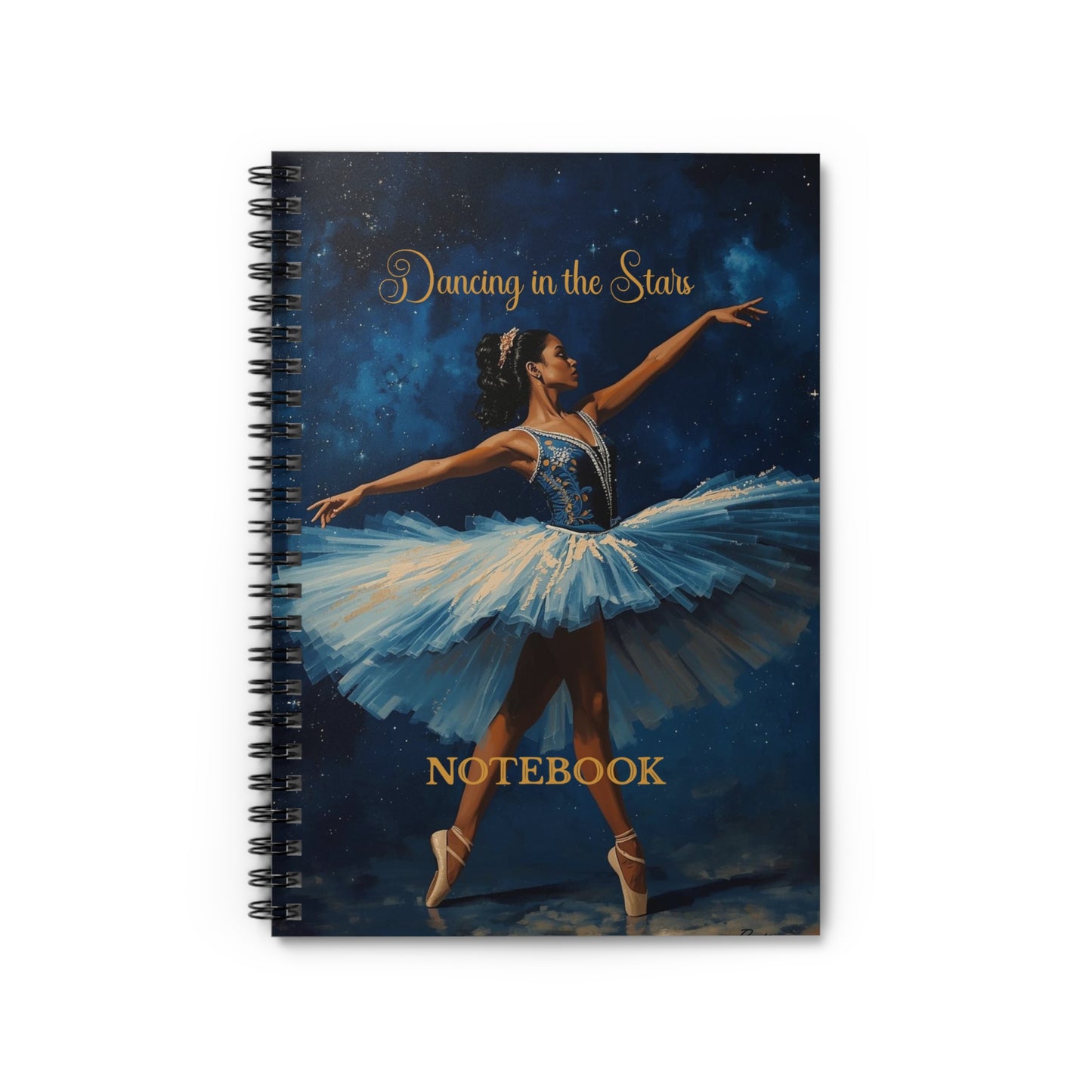 Dancing in the Stars 1 Spiral Notebook - Ruled Line