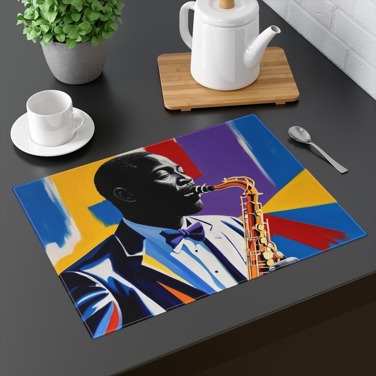 All That Sax Placemat, 1pc