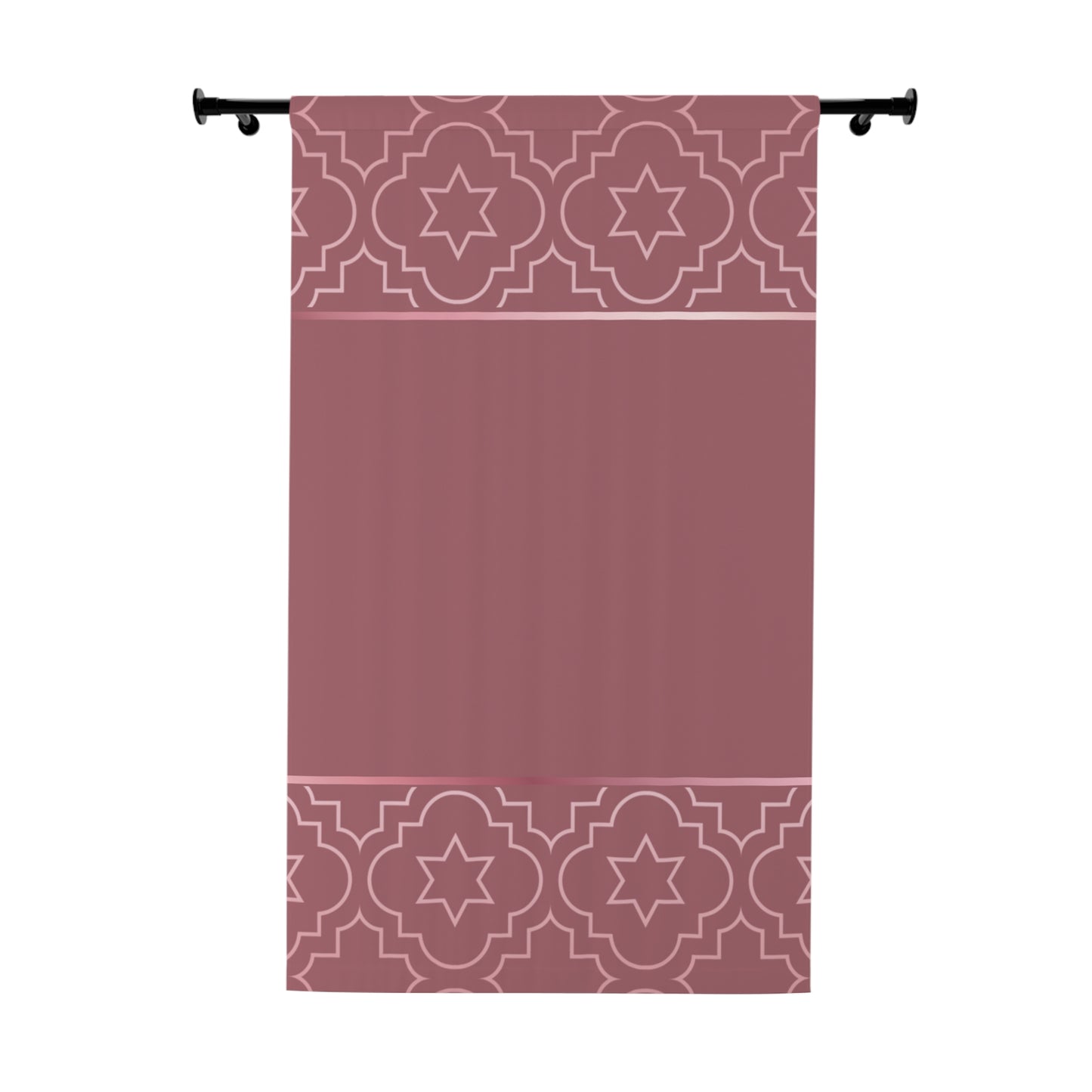 Blush of Rose Blackout Window Curtains (1 Piece)