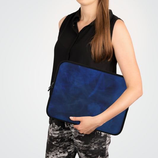 A Kind of Smoky Blue Laptop Sleeve